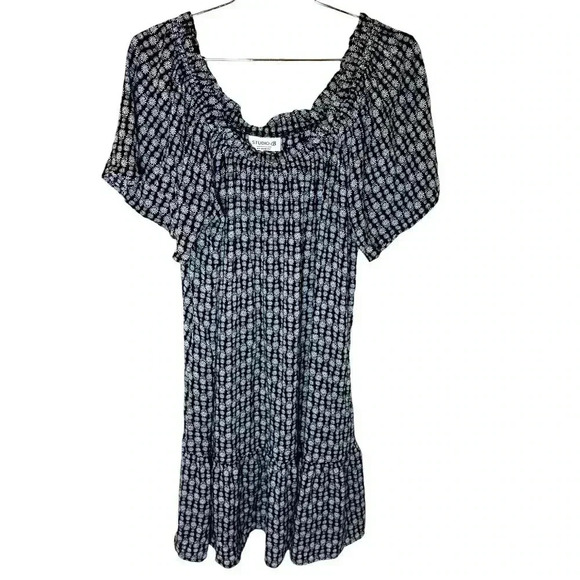 Bohemian style shift dress/tunic, Sz M - Picture 1 of 5